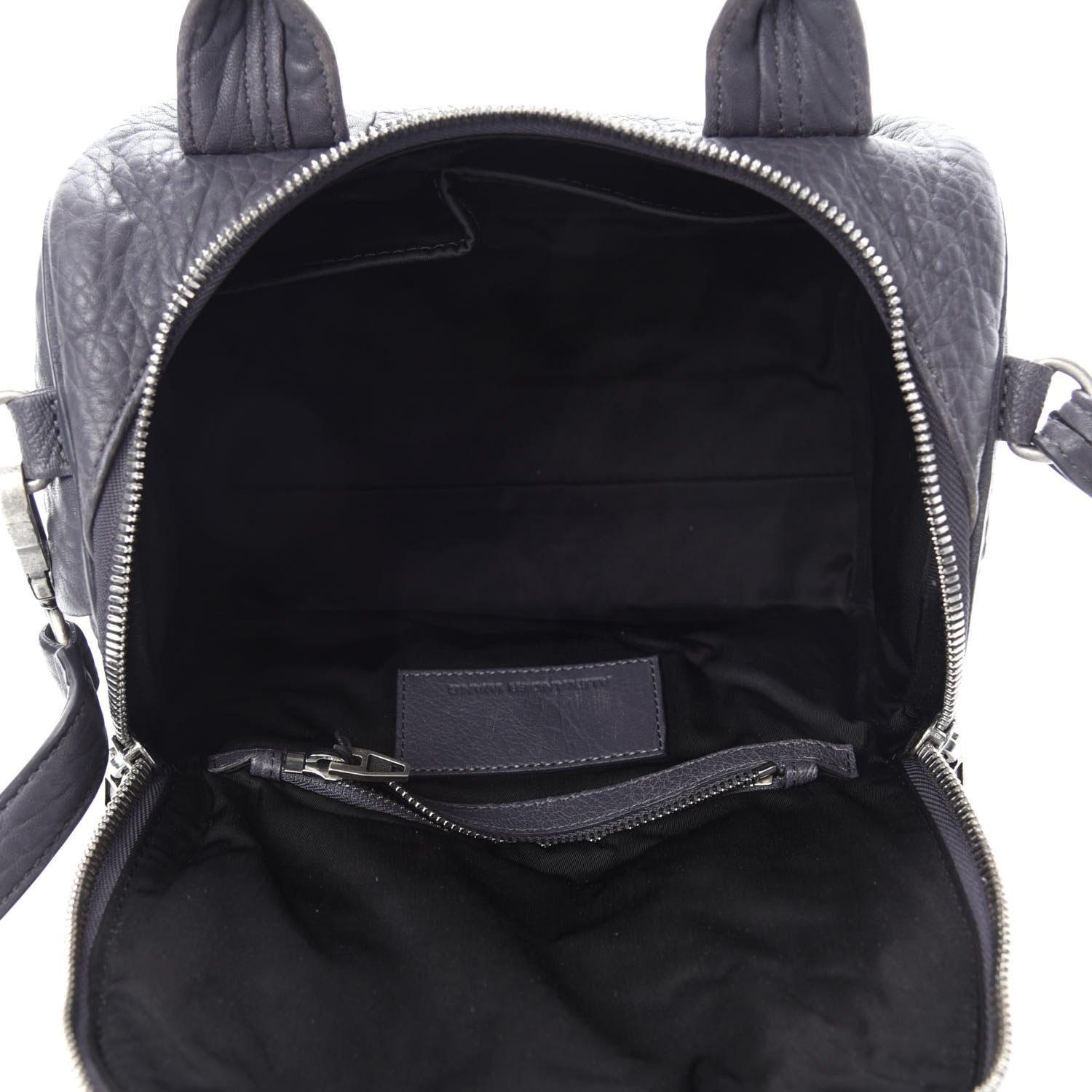 Alexander Wang Pebbled Lambskin Rockie Tundra Antique Silver Hardware 5 of 10