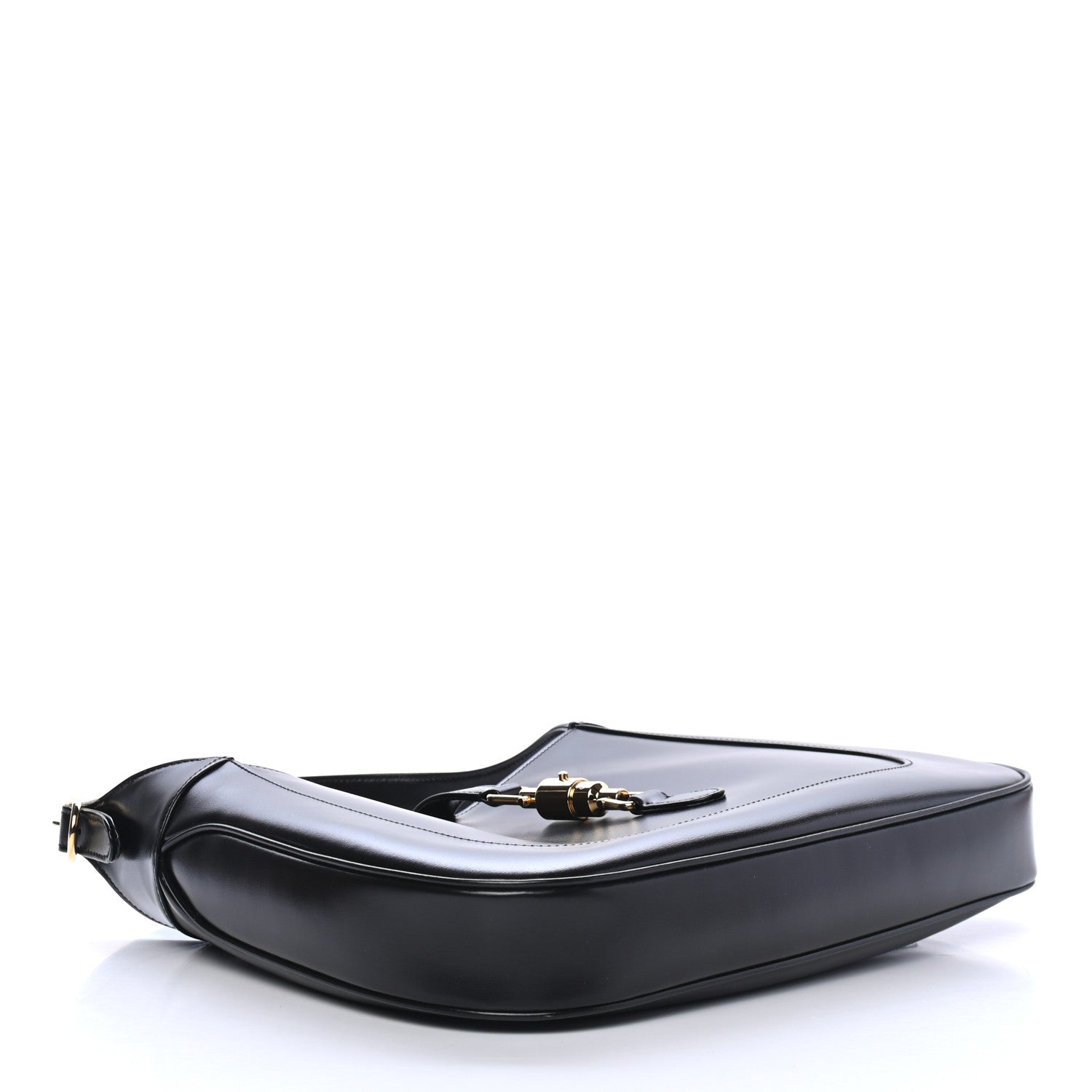 Gucci Boarded Dyana Lux Calfskin Medium Jackie 1961 Hobo Black 3 of 4