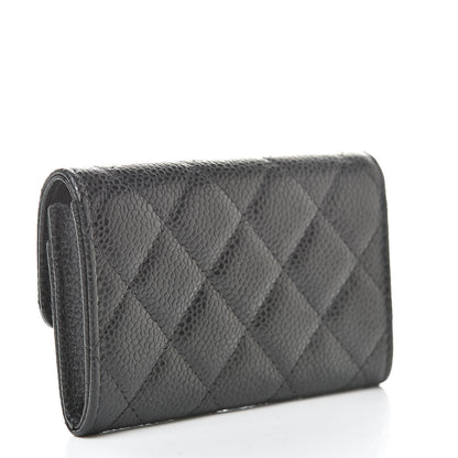 Chanel Caviar Quilted Flap Card Holder Black 3 of 9