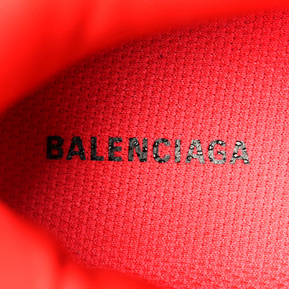 Balenciaga Washed Effect Fabric Mesh Mens Triple S Sneakers 41 Red Black 8 of 10