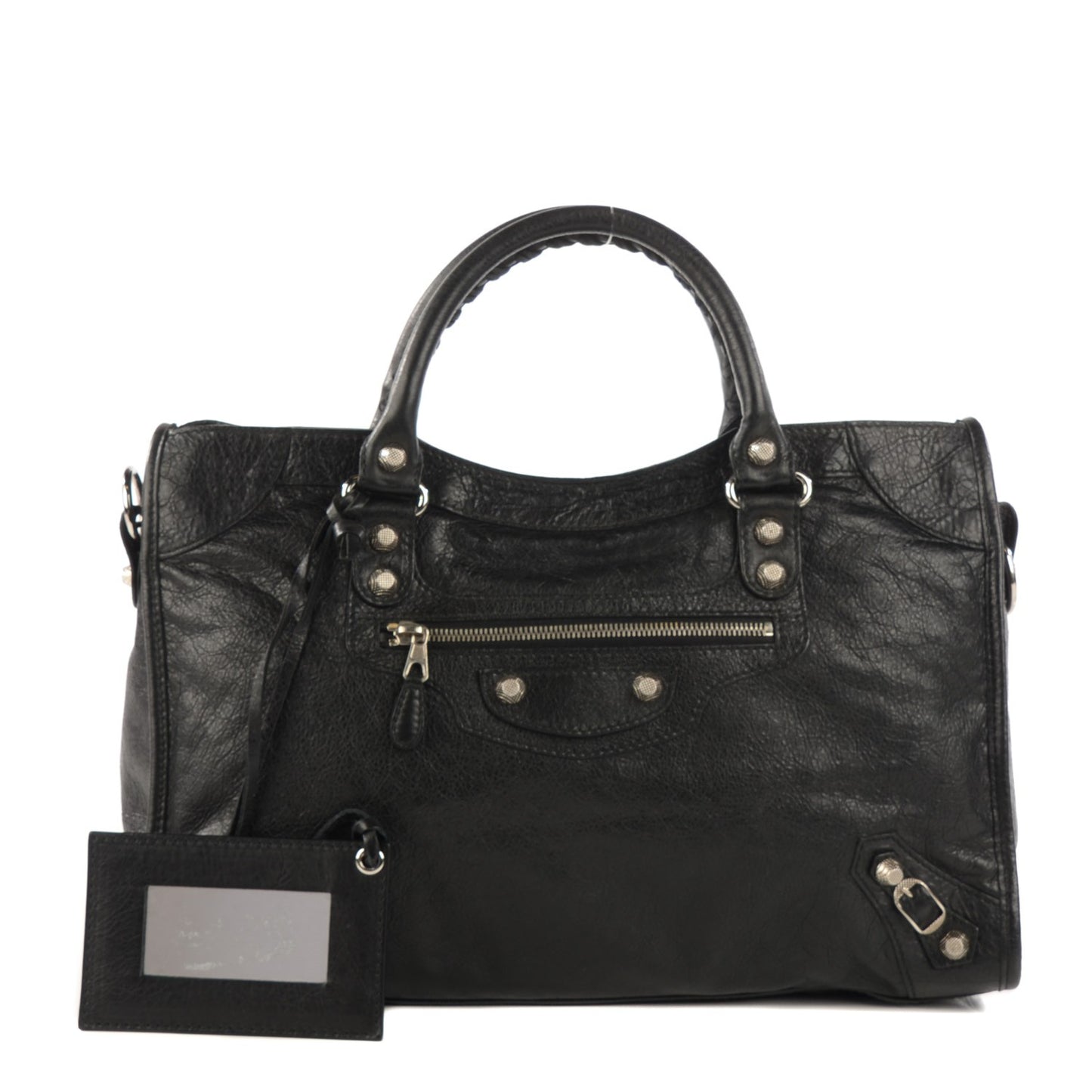 Agneau Giant 12 Silver Hardware City Black