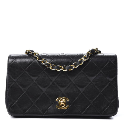Chanel Lambskin Quilted Mini Flap Black 1 of 10