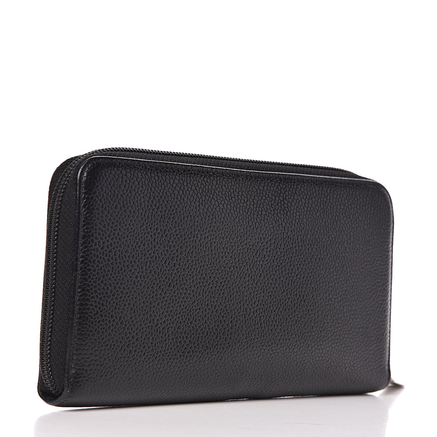 Caviar Timeless CC Zip Around Wallet Black