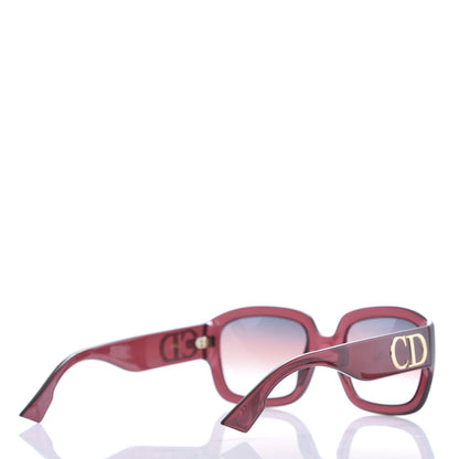 Christian Dior Dior Square Sunglasses Burgundy 4 of 7