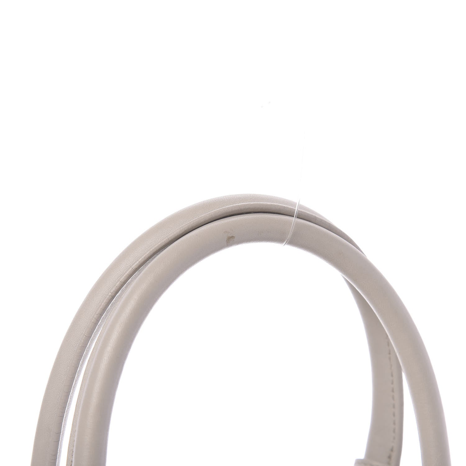 Saint Laurent Smooth Calfskin Baby Monogram Cabas Gris Perle 19 of 22