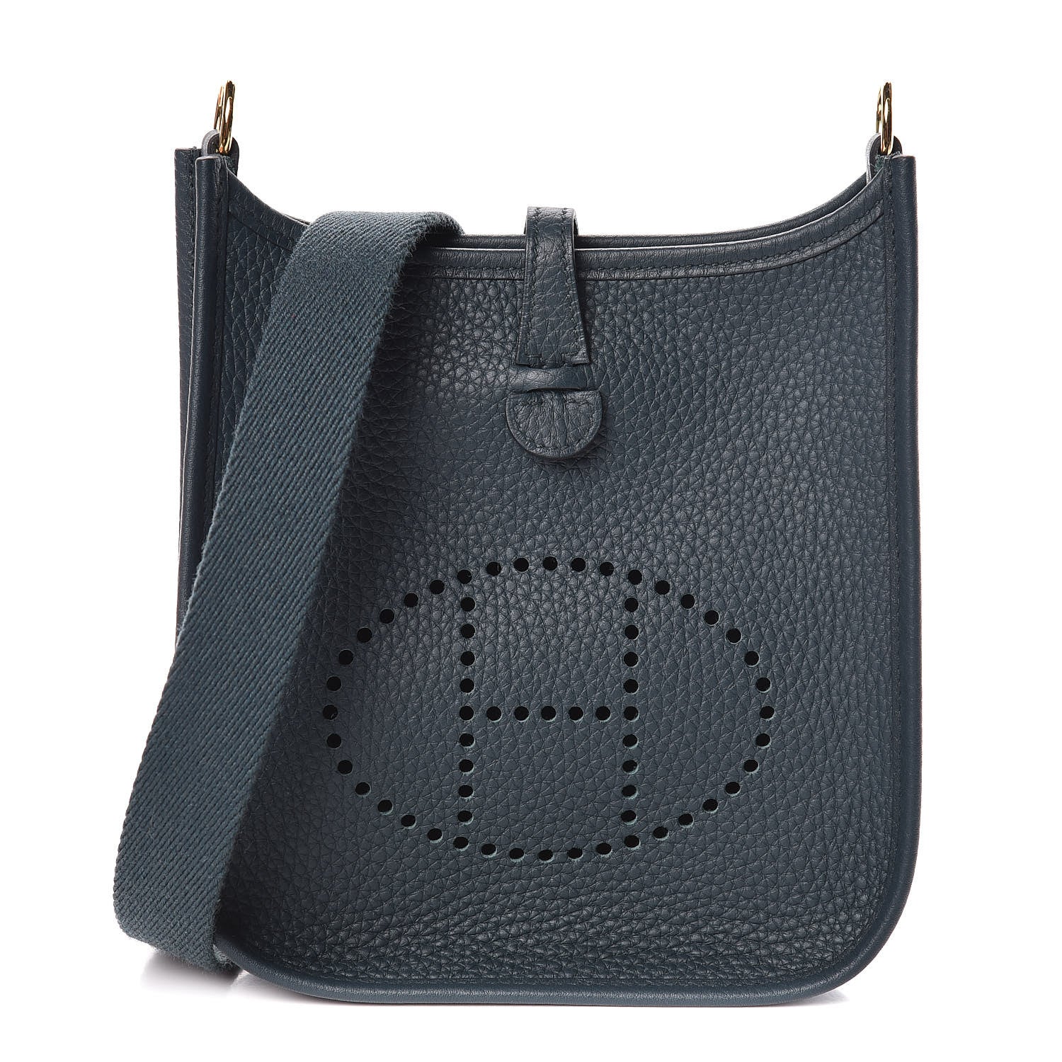 Hermes Taurillon Clemence Evelyne TPM Vert Cypress 1 of 10