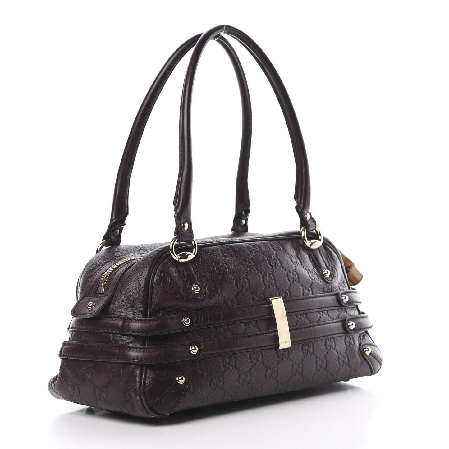 Guccissima Medium Wave Boston Dark Brown