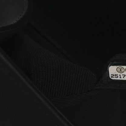 Chanel Calfskin Quilted Medium Boy Flap So Black 7 of 11