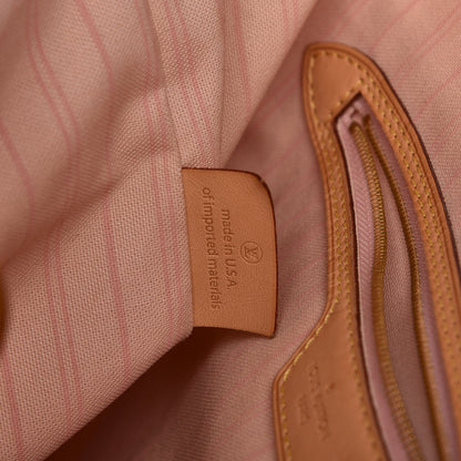 Louis Vuitton Damier Azur Delightful MM Rose Ballerine 7 of 18
