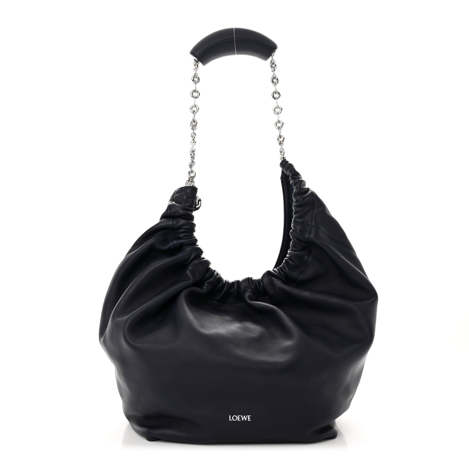 Loewe Buttery Nappa Lambskin Medium Squeeze Bag Abyss Blue 1 of 9