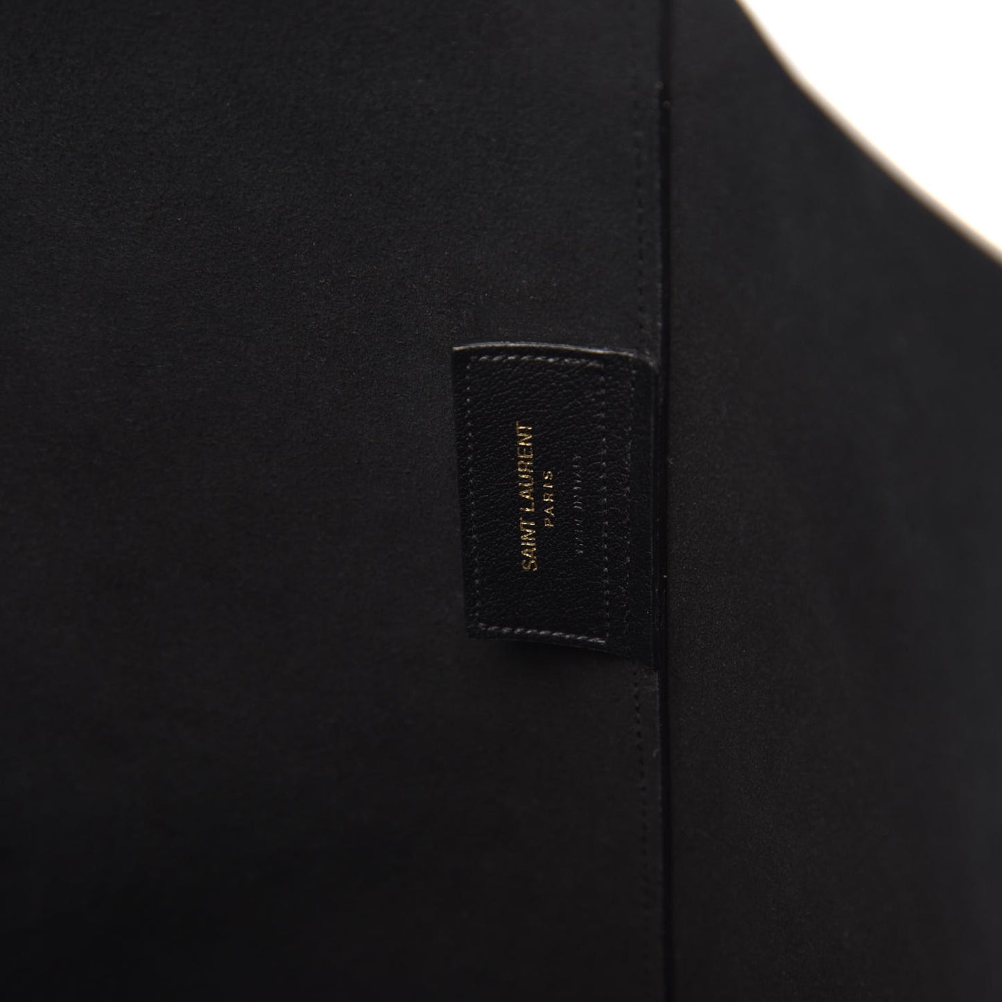 Calfskin Large Shopping Tote Black