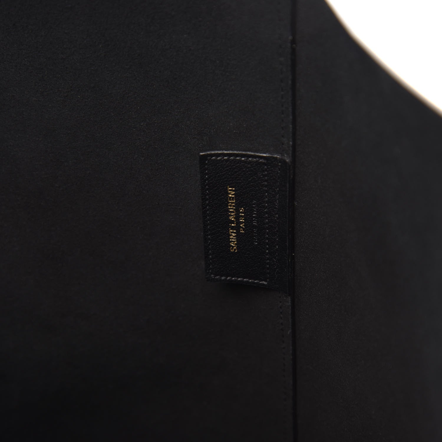 Saint Laurent Calfskin Large Shopping Tote Black 8 of 10