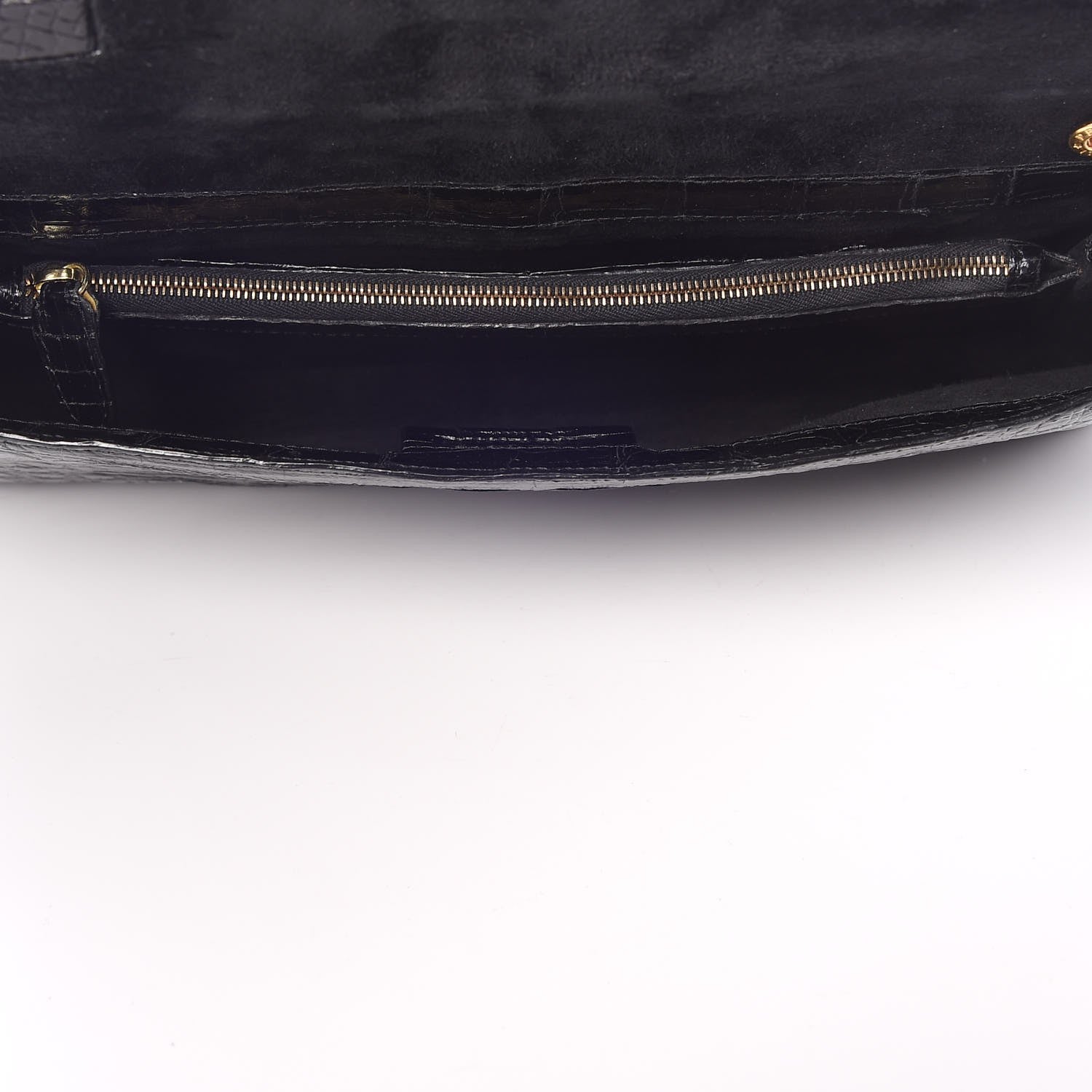 Nancy Gonzalez Crocodile Gotham Clutch Black 5 of 7