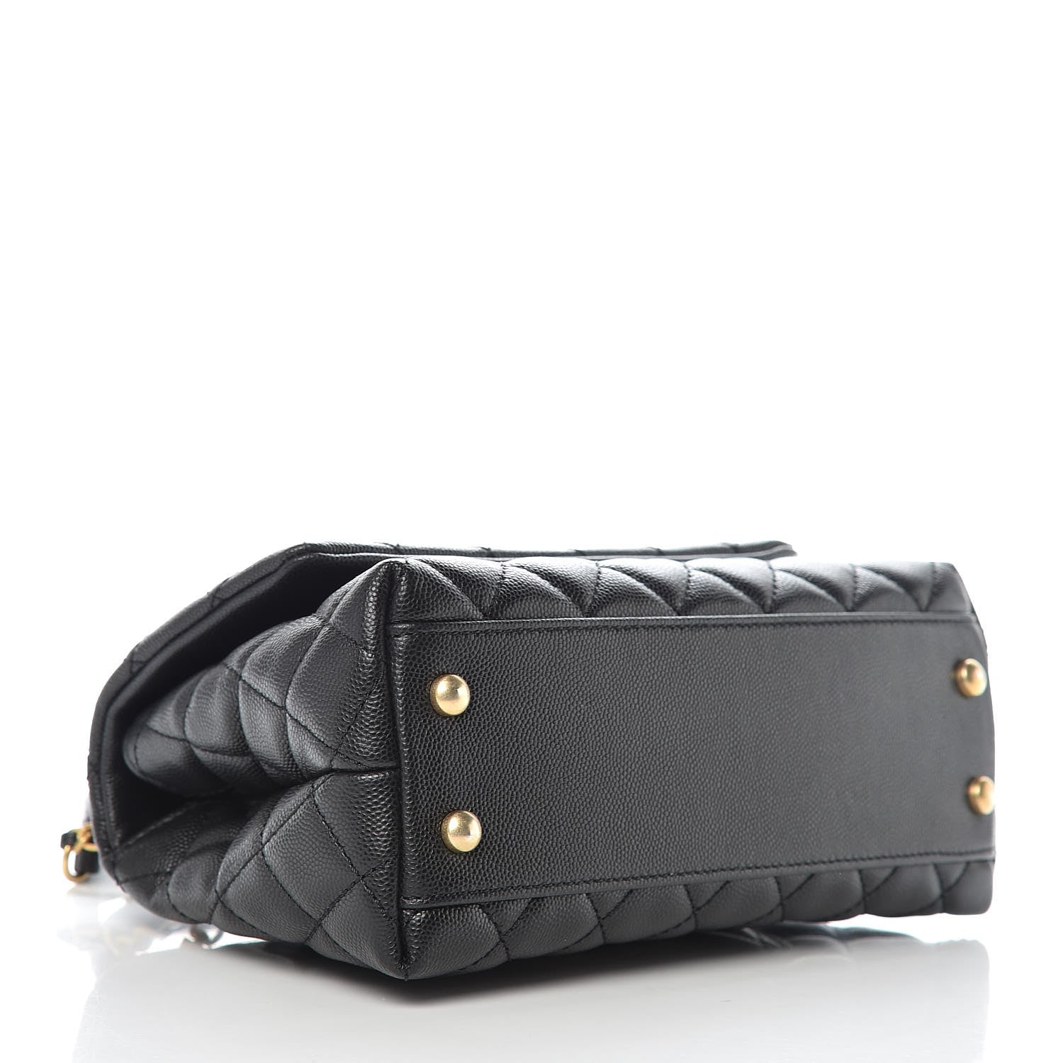 Chanel Caviar Quilted Mini Coco Handle Flap Black 4 of 10