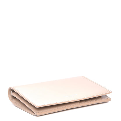 Saint Laurent Calfskin Fragments Flap Wallet Dark Beige 4 of 8