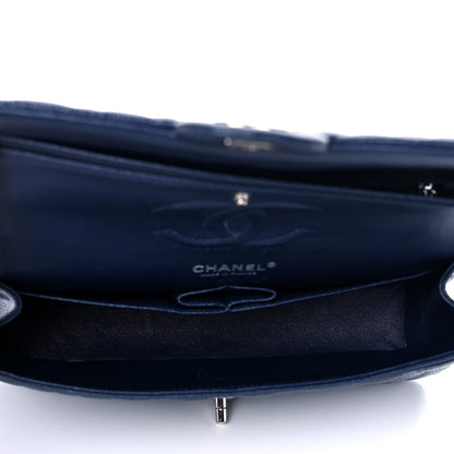 Chanel Caviar Quilted Medium Double Flap Navy 5 of 13