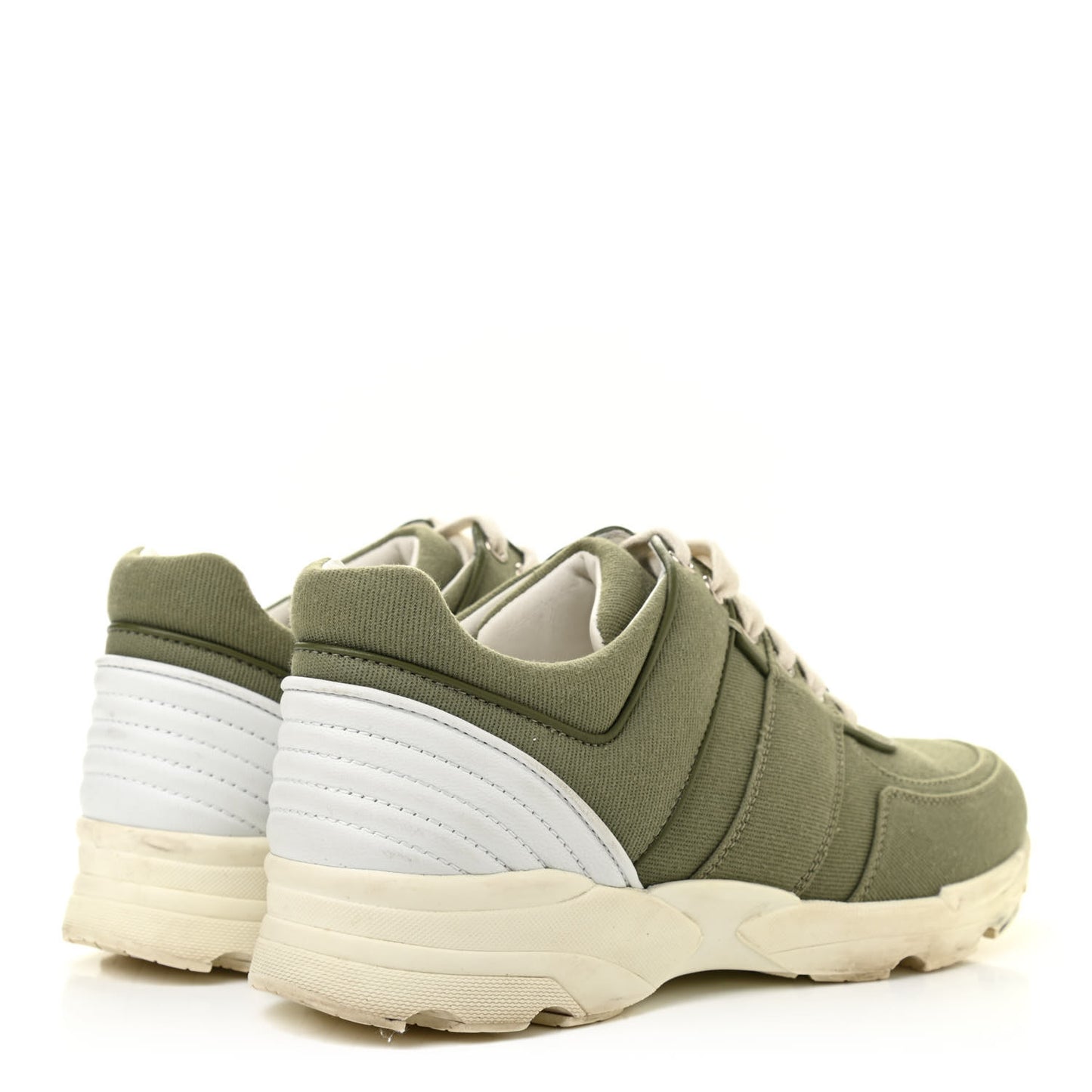 Canvas Womens Sneakers 38.5 Green