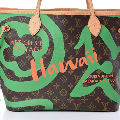Louis Vuitton Monogram Tahitienne Hawaii Neverfull MM 17 of 19