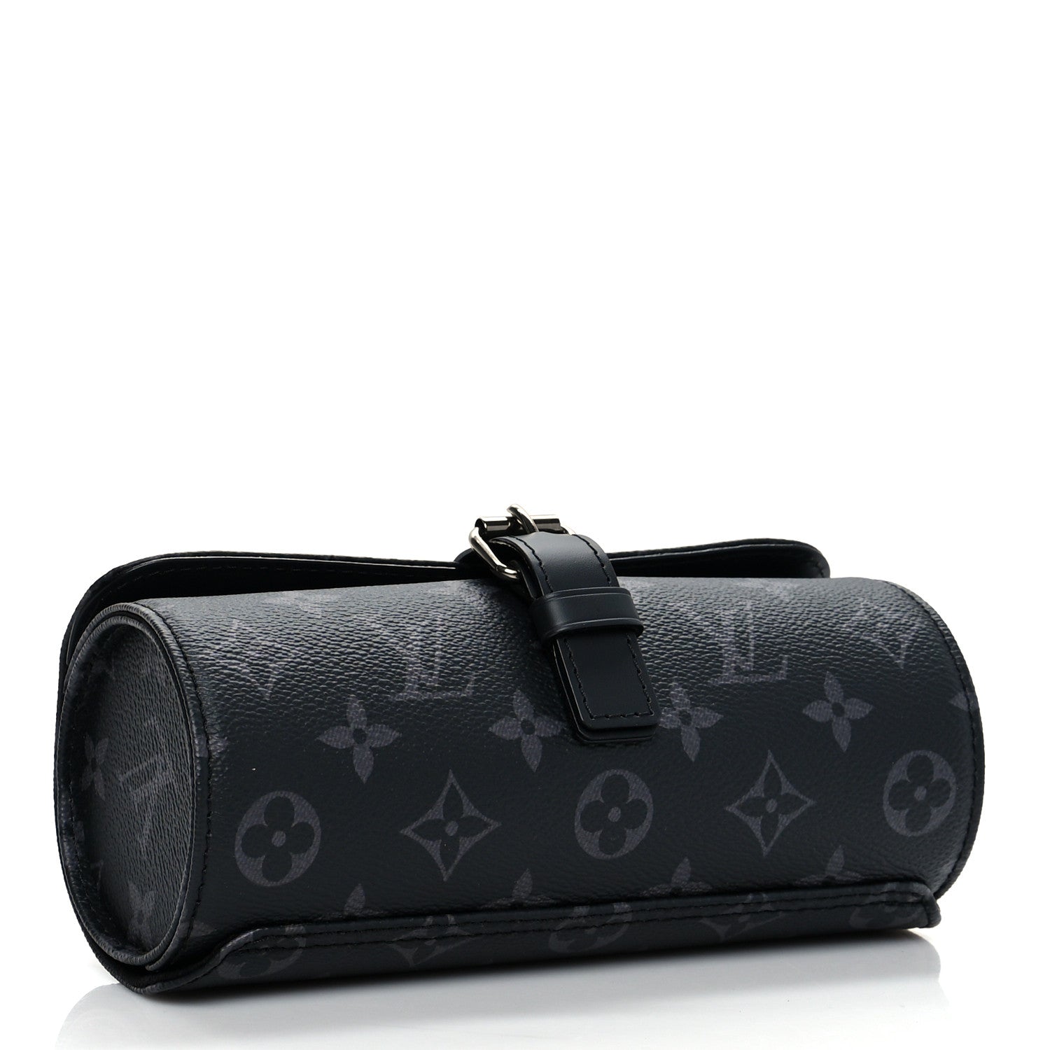 Louis Vuitton Monogram Eclipse 3 Watch Travel Case 4 of 9