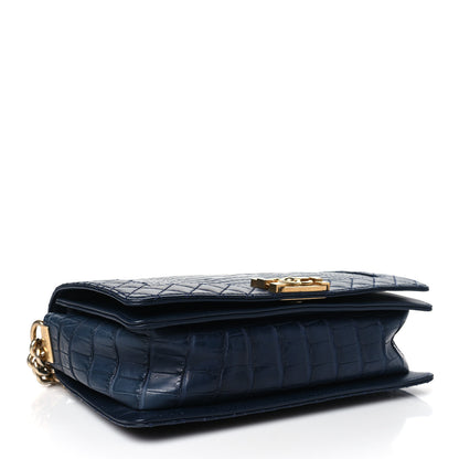 Chanel Alligator Medium Boy Flap Navy 4 of 10