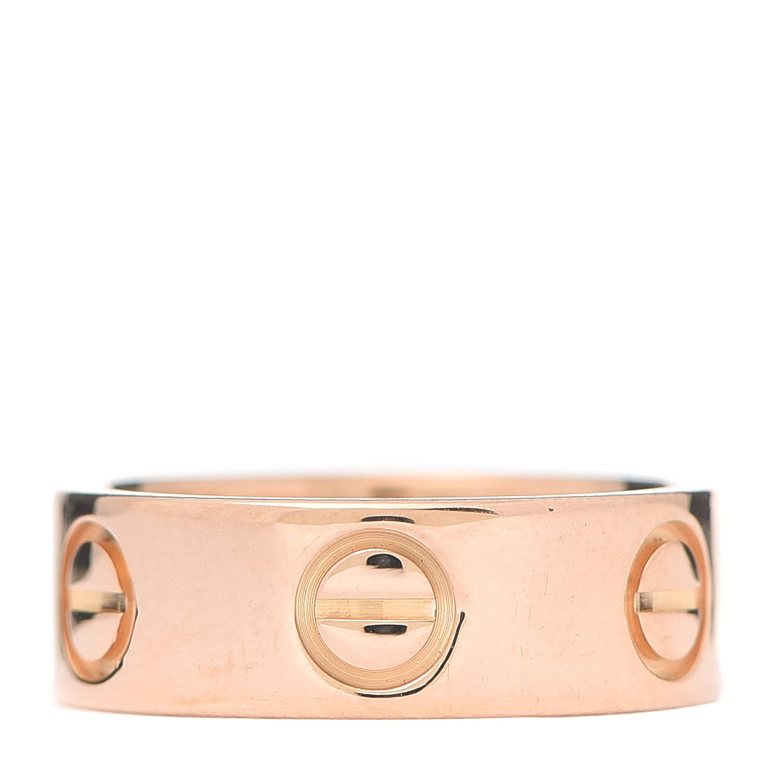 Cartier 18K Pink Gold 5.5mm LOVE Ring 45 3.25 3 of 4