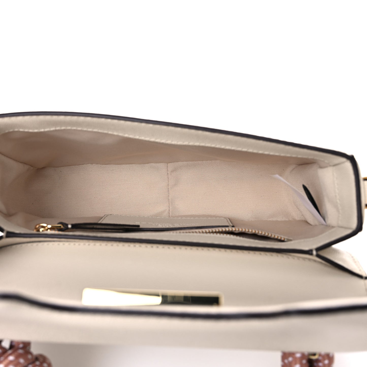 Textured Calfskin The J Link Shoulder Bag Ivory