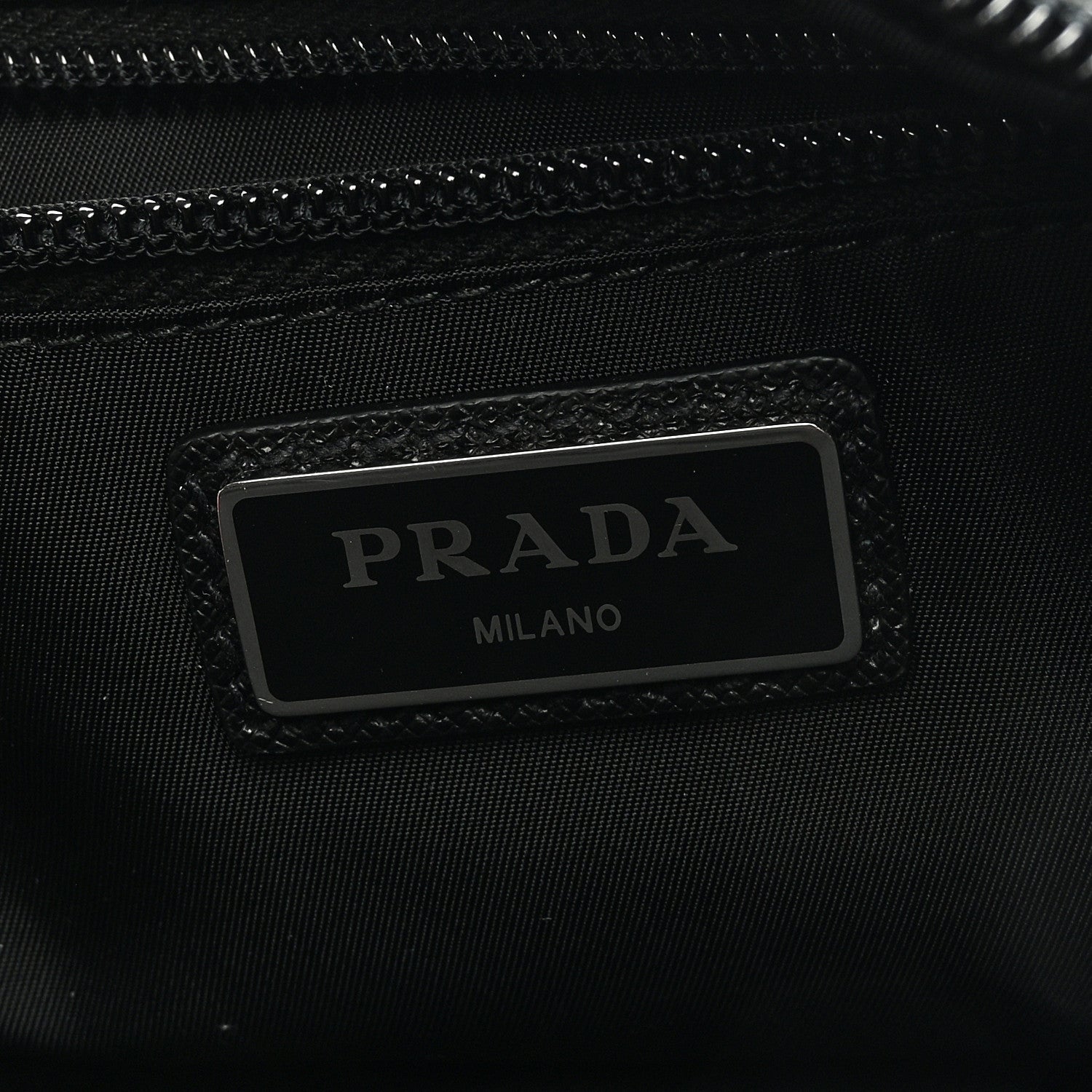 Prada Tessuto Nylon Belt Bag Black 6 of 8