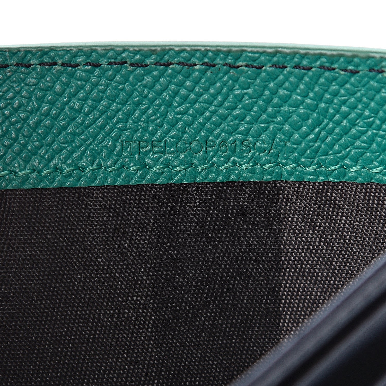 Burberry London Grainy Calfskin Bi-Fold Wallet Opal Green 8 of 8