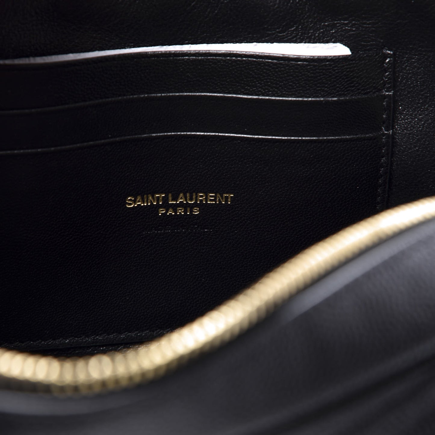 Grain De Poudre Matelasse Monogram Mini Lou Camera Bag Black
