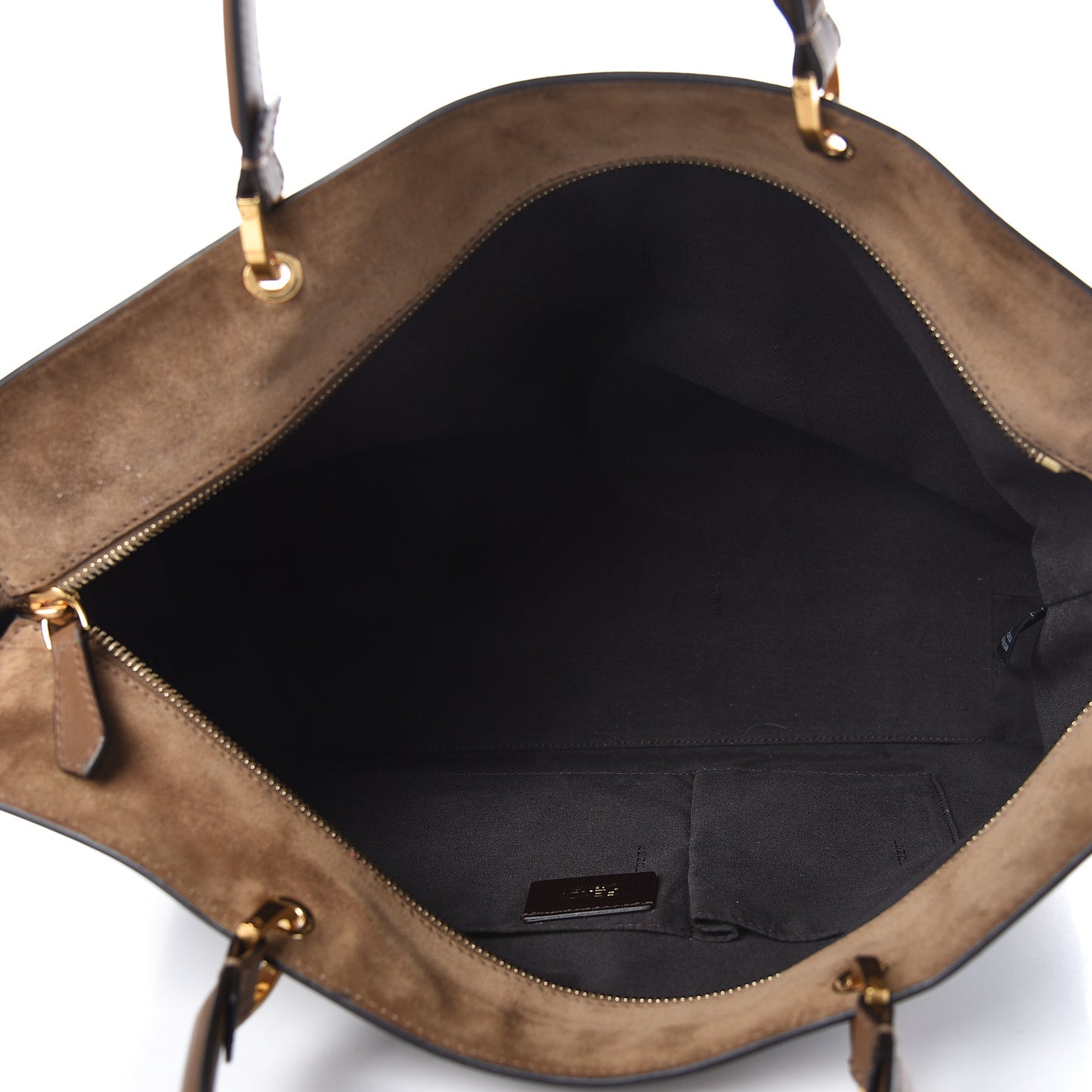 Pequin Vitello Shoulder Tote Tobacco Foresta
