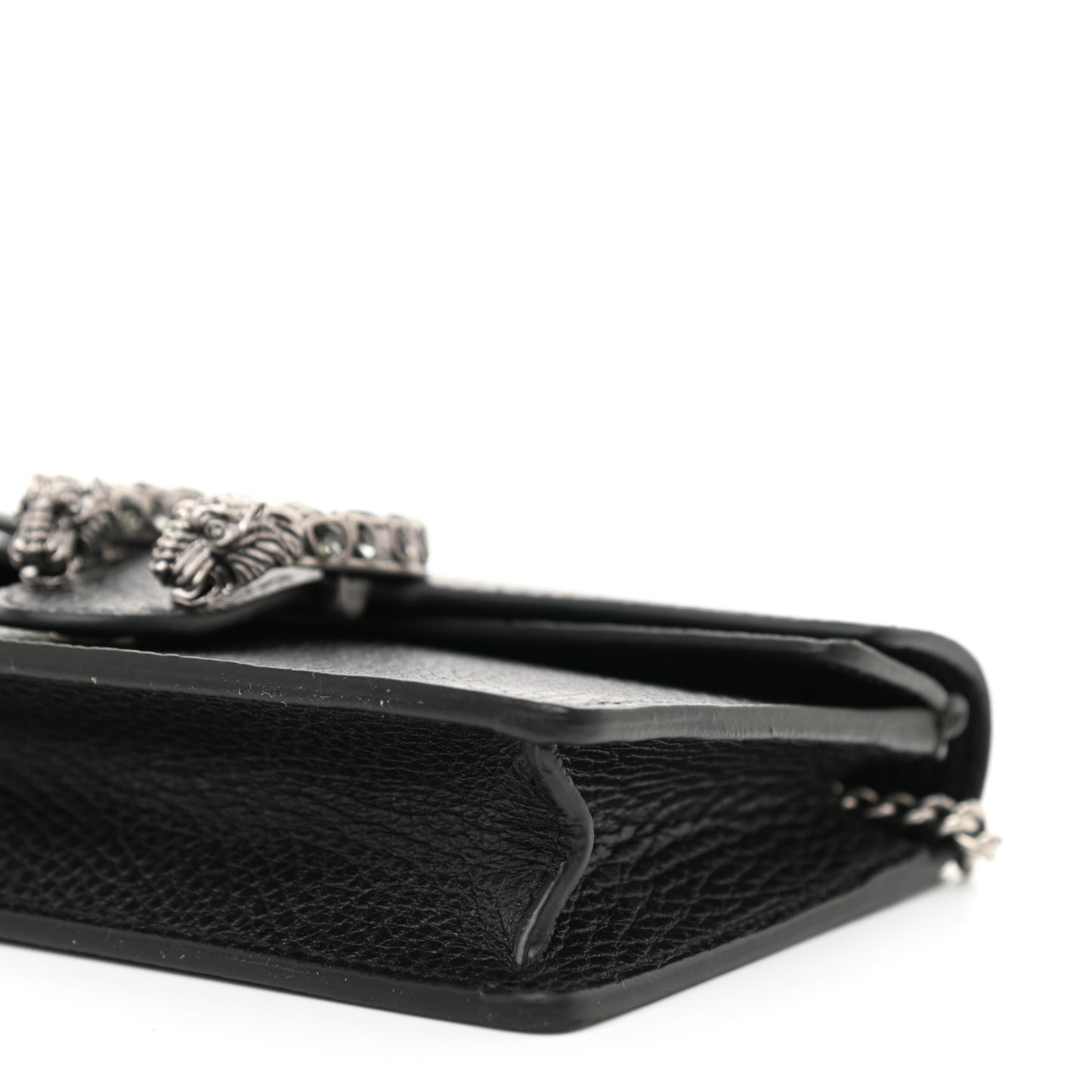 Calfskin Super Mini Dionysus Shoulder Bag Black