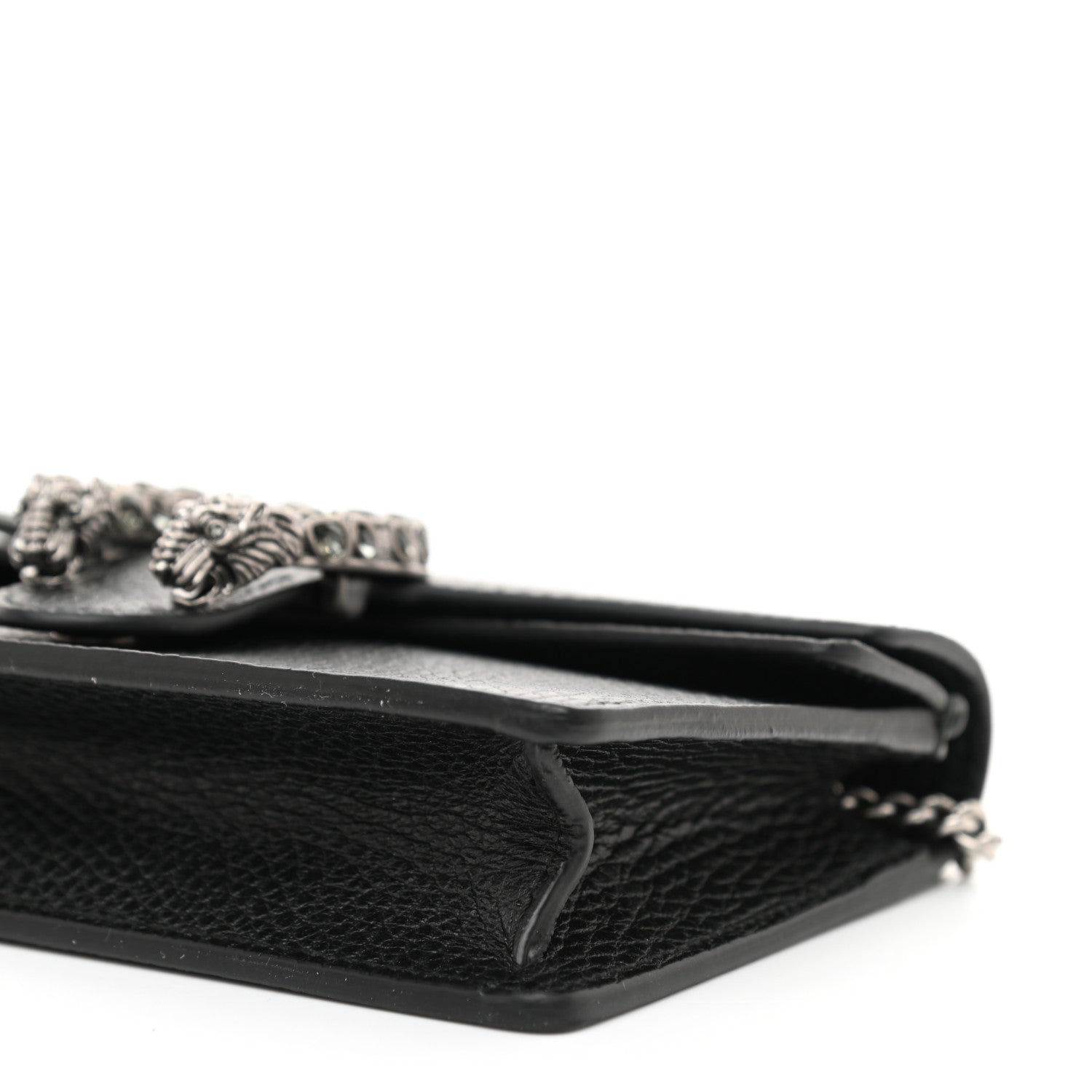 Gucci Calfskin Super Mini Dionysus Shoulder Bag Black 7 of 7
