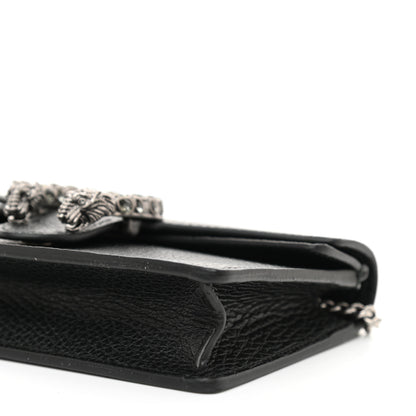 Gucci Calfskin Super Mini Dionysus Shoulder Bag Black 7 of 7