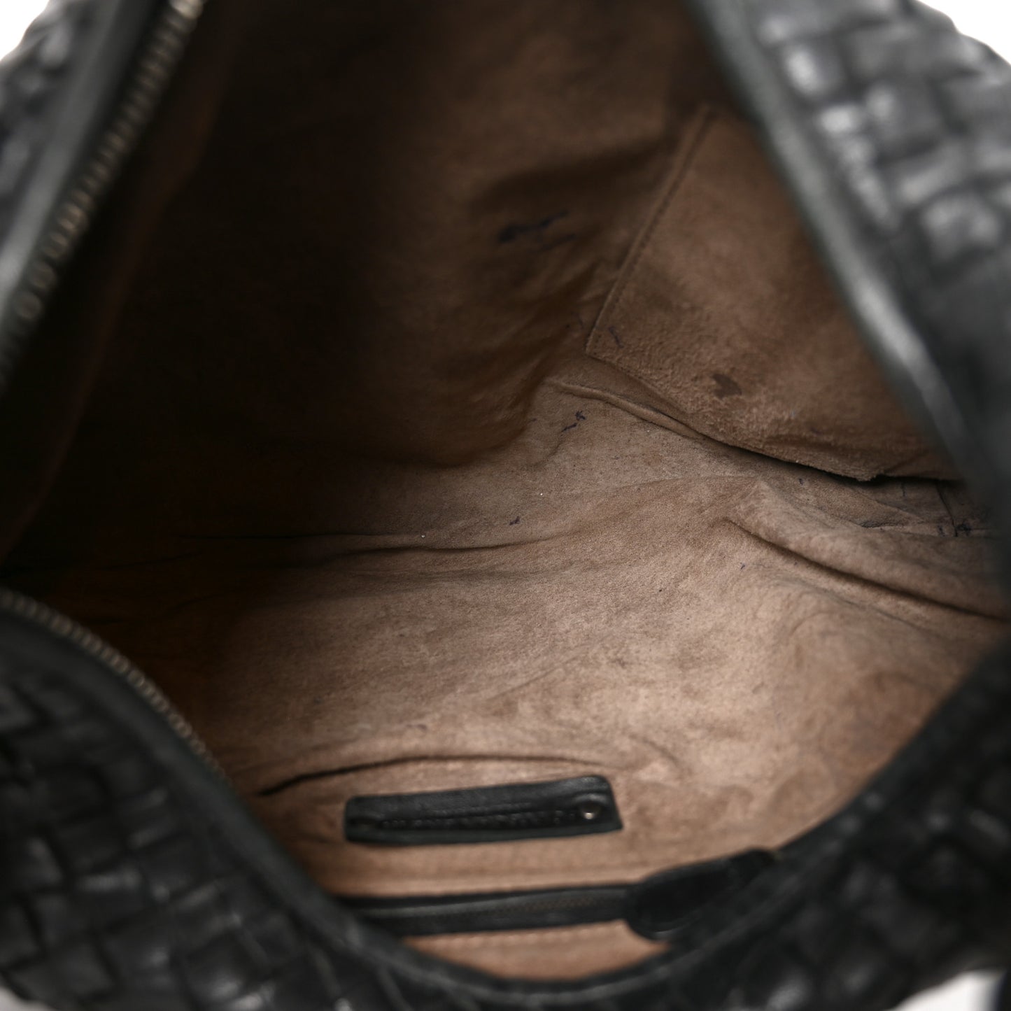 Nappa Intrecciato Medium Belly Veneta Hobo Black