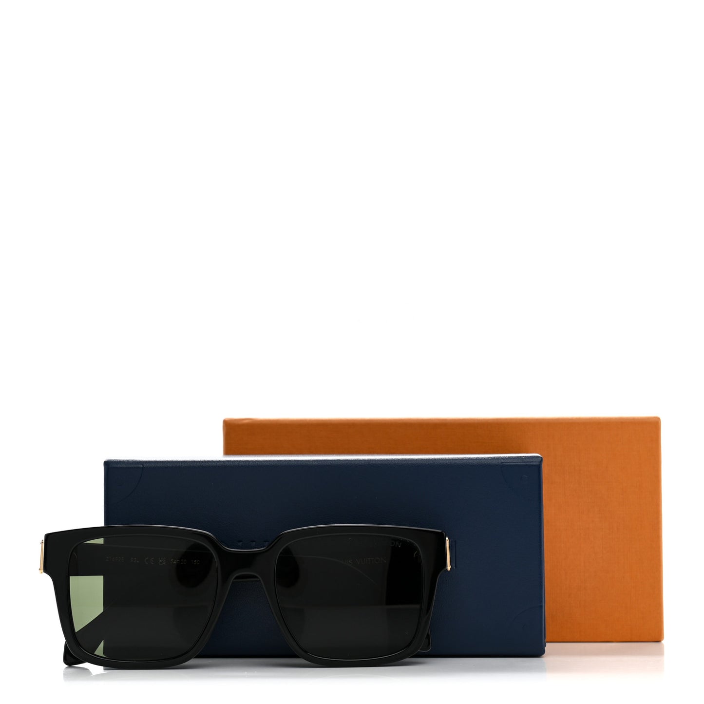 Acetate LV Square Sunglasses Z1692E Black