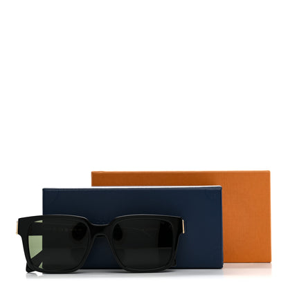 Louis Vuitton Acetate LV Square Sunglasses Z1692E Black 7 of 7