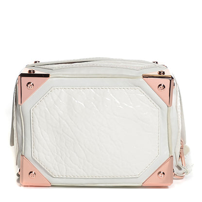 Alexander Wang Lambskin Patent Jade Clutch White 1 of 8