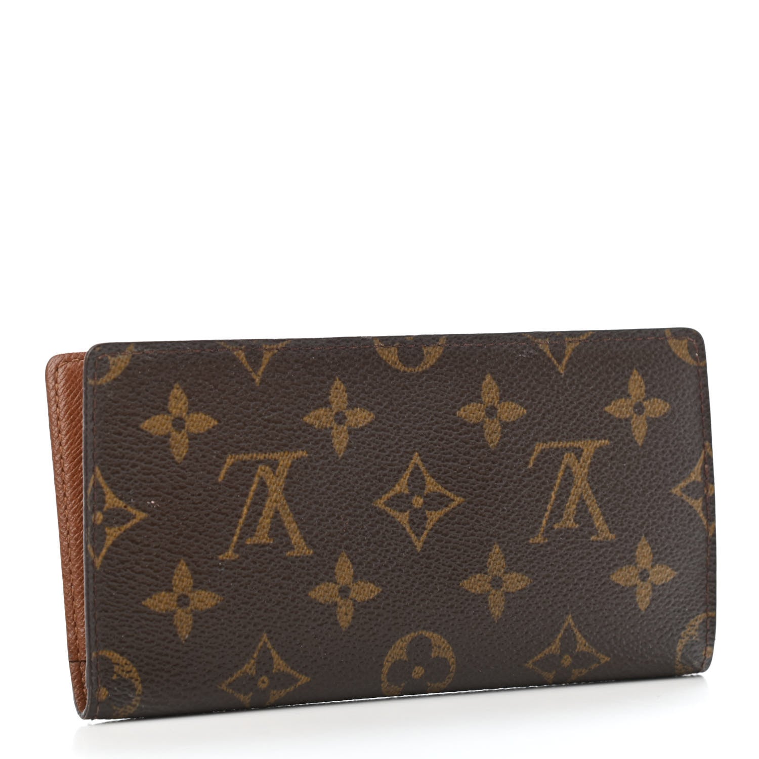 Louis Vuitton Monogram Simple Checkbook Holder Wallet 2 of 5