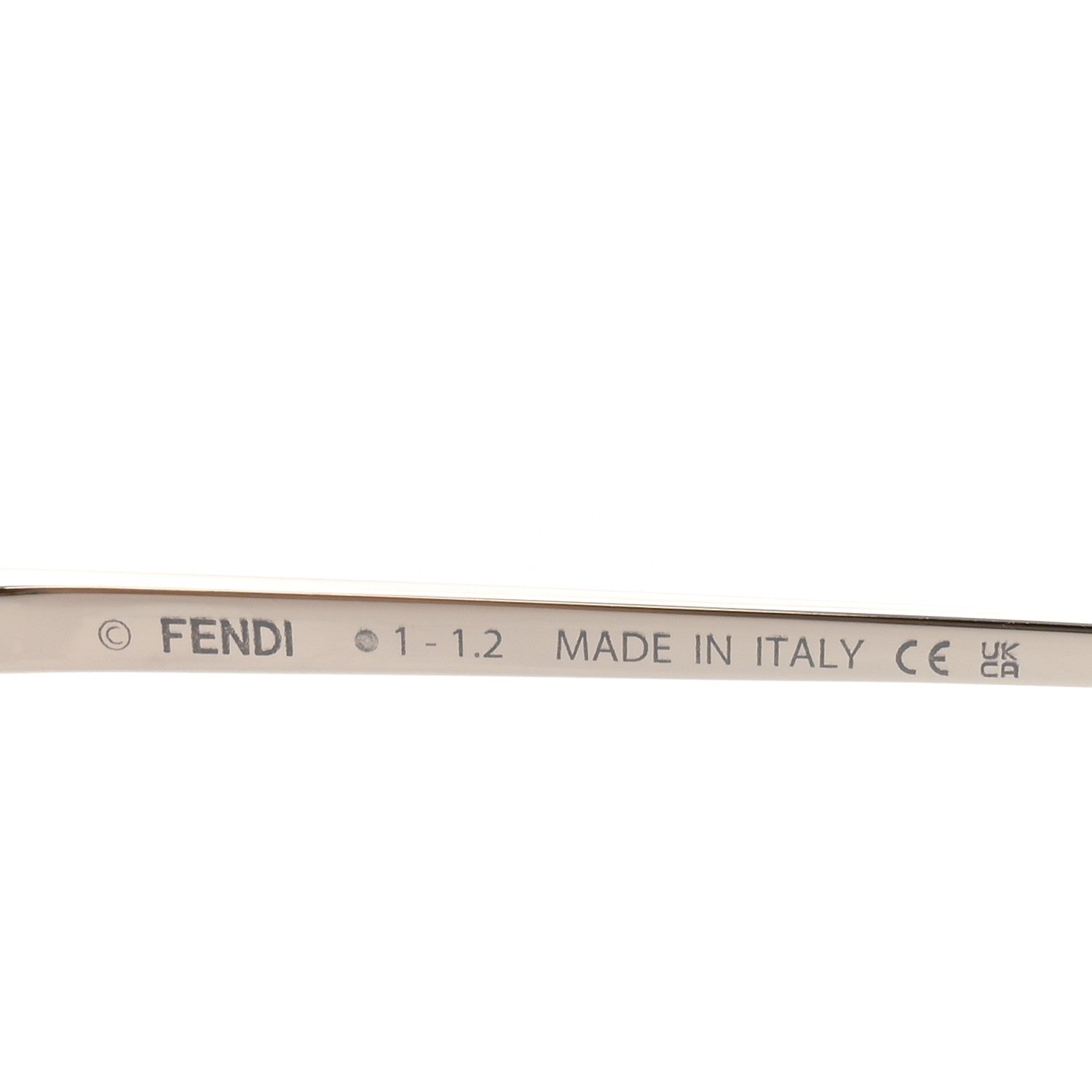 Fendi Metal Aviator Sunglasses FF40005U Silver Rose 5 of 6
