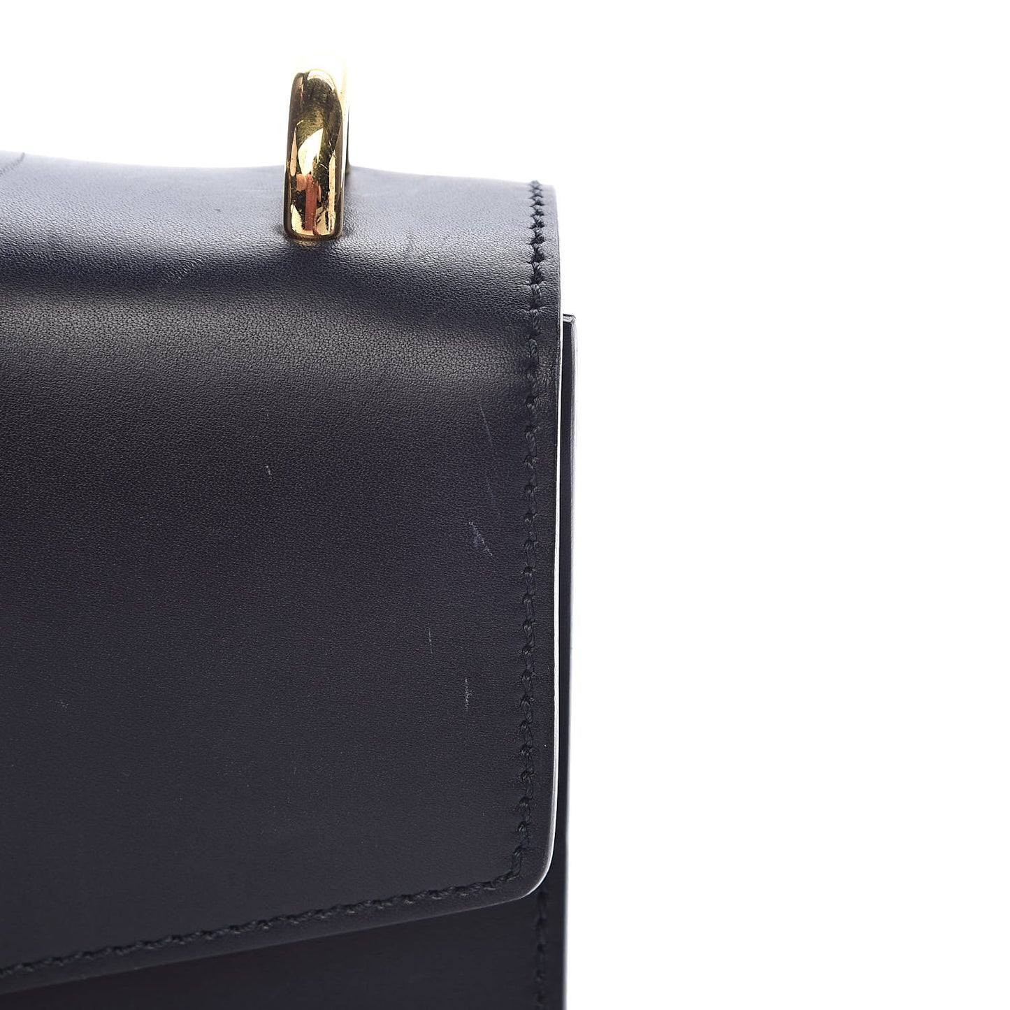 Vitello Fontanella Web Small Sylvie Shoulder Bag Blue Agata