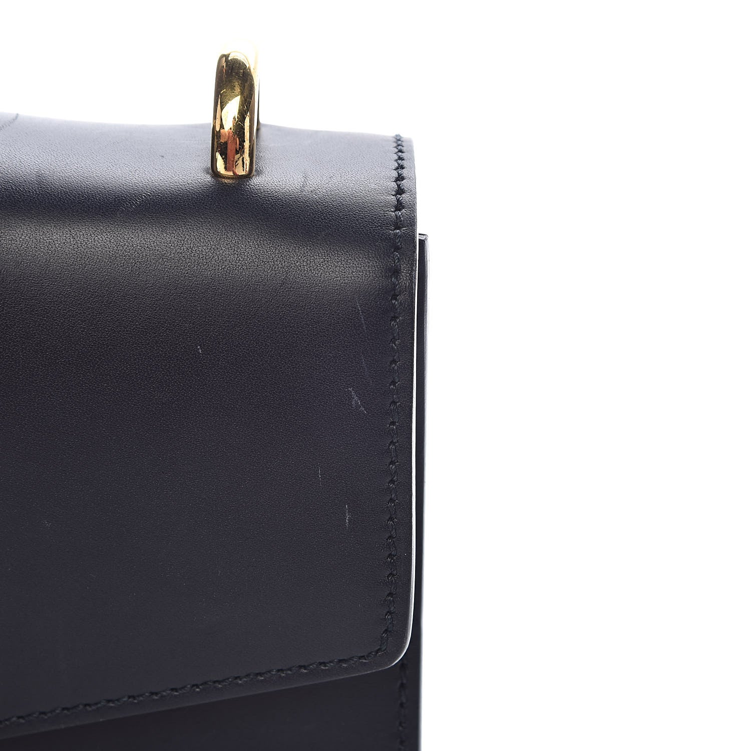 Gucci Vitello Fontanella Web Small Sylvie Shoulder Bag Blue Agata 19 of 20