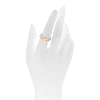Cartier 18K Pink Gold 3.5mm LOVE Wedding Band Ring 55 7.25 2 of 4