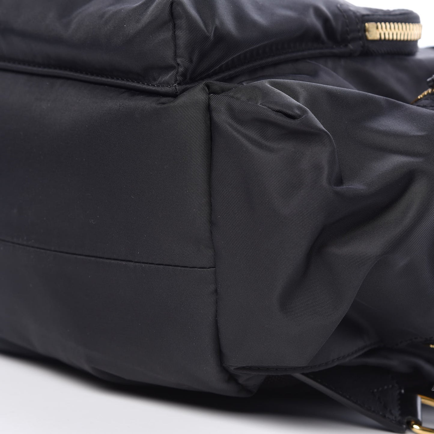 Nylon Large Rucksack Backpack Black