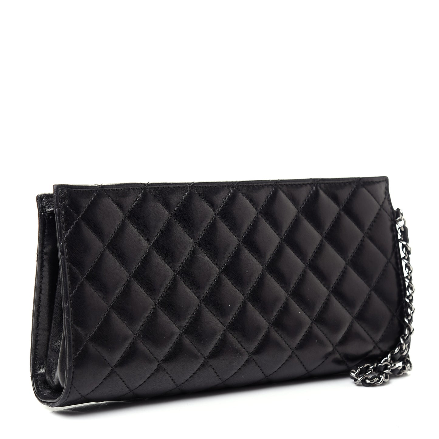 Lambskin Mineral Nights Pochette Wristlet Black