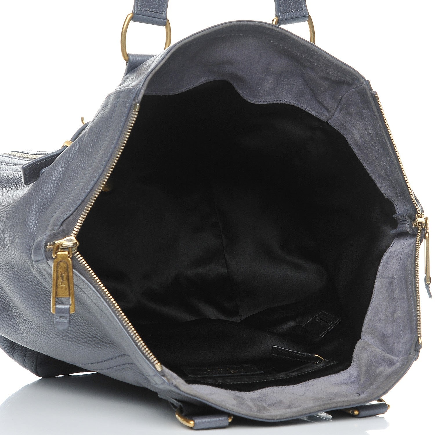 Saint Laurent Calfskin Small Downtown Grey 5 of 8
