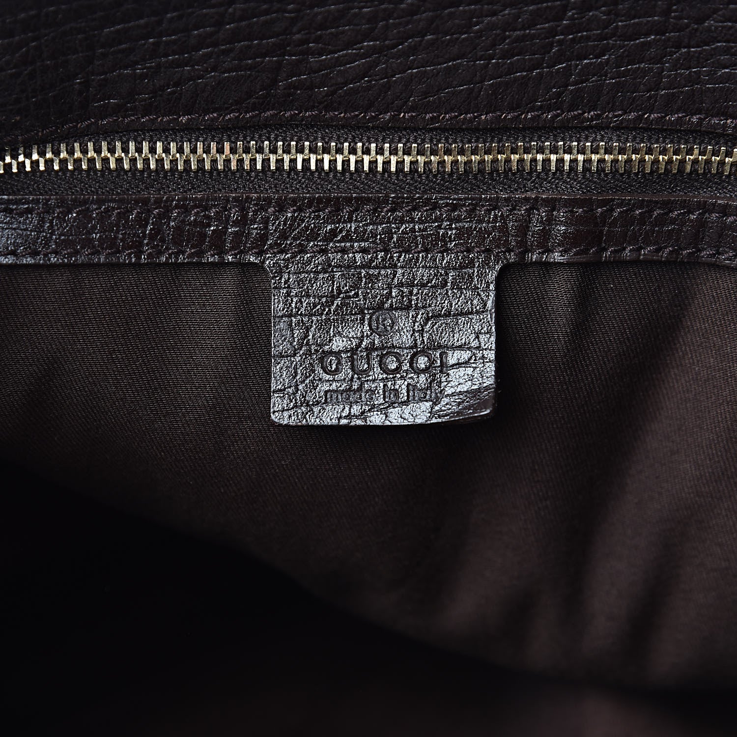 Gucci Monogram Large Horsebit Chain Hobo Dark Brown 6 of 13