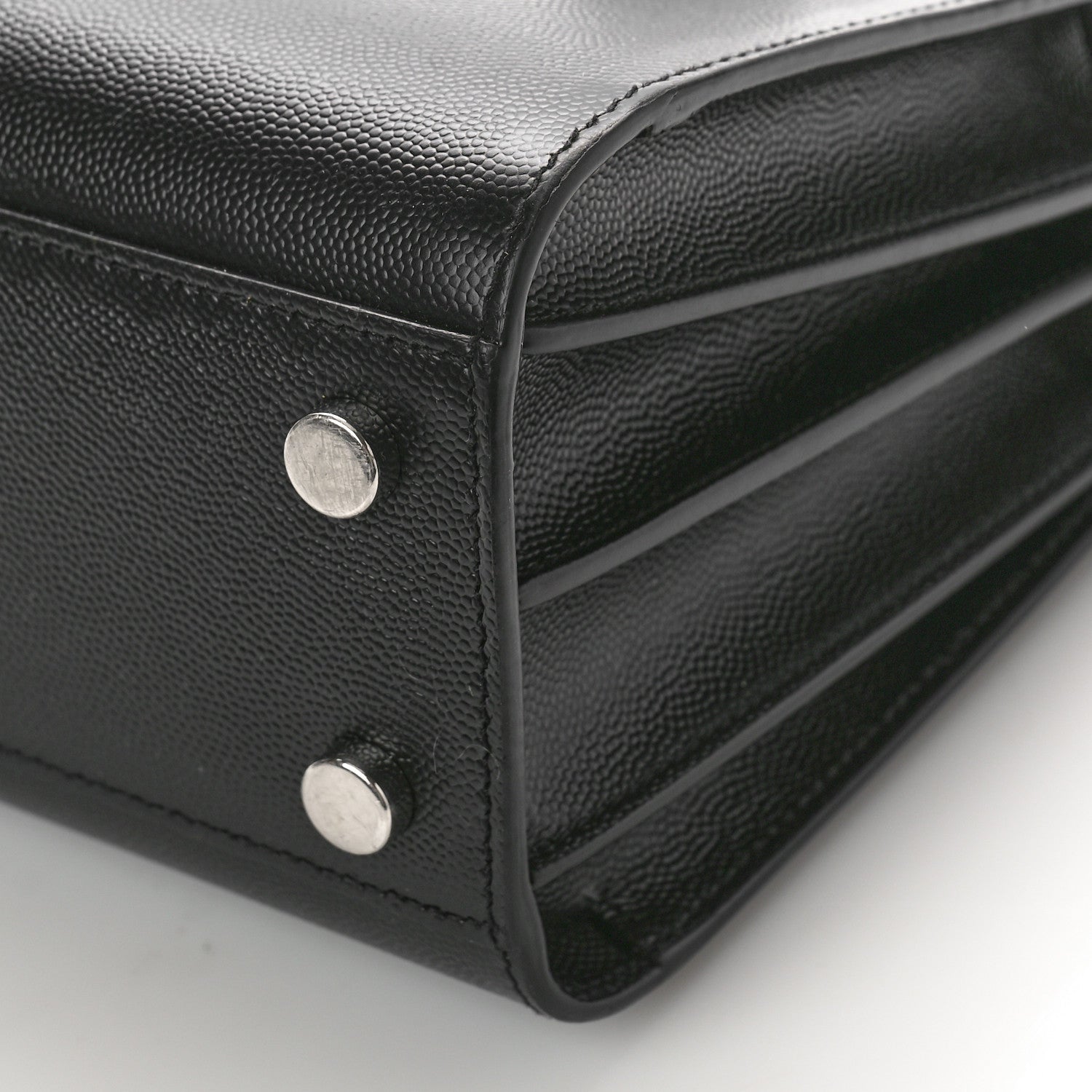 Saint Laurent Grained Calfskin Nano Sac De Jour Black 8 of 8