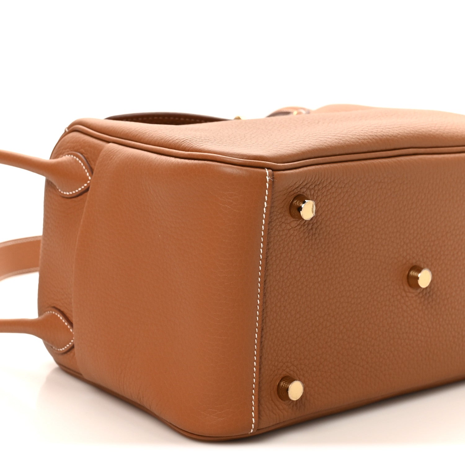 Hermes Taurillon Clemence Lindy 26 Gold 9 of 11