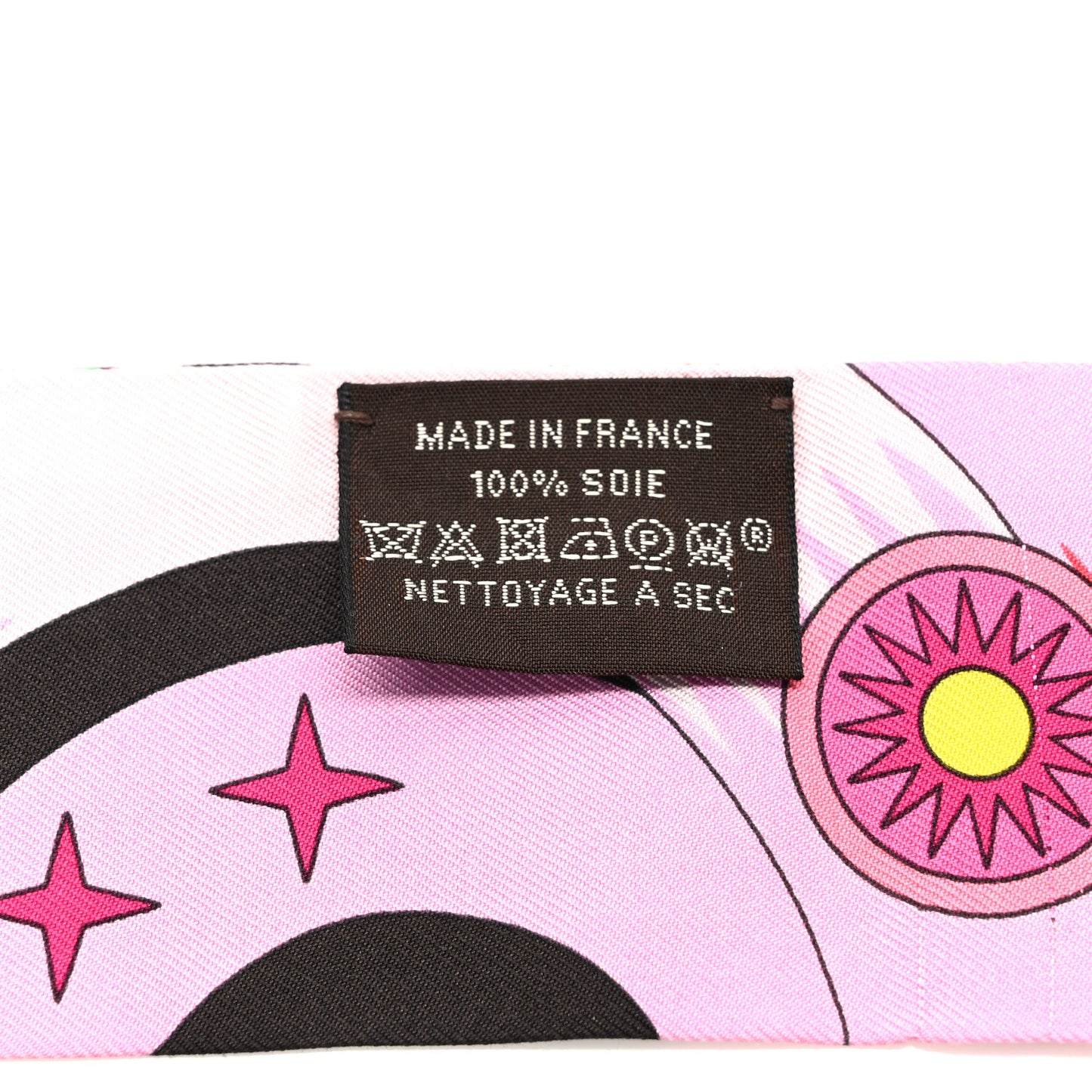 Silk La Source de Pegase Twilly Ebene Rose Vif Jaune Vif
