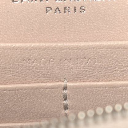Saint Laurent Calfskin Crocodile Embossed Kate Monogram Tassel Chain Wallet Marble Pink 7 of 15